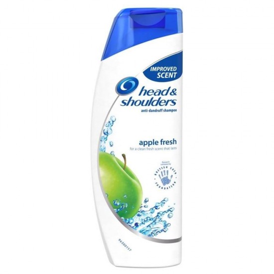 Sampon HEAD&SHOULDERS Apple Fresh, 400 ml, cu Mar Verde, Sampoane cu Mar Verde, Sampoane Antimatreata, Sampon de Mere, Produse de Ingrijire a Parului, Produse Hairstyling, Sampon Impotriva Matretii