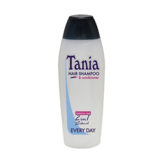 Sampon TANIA 2 in 1, 500 ml, cu Balsam, Sampon Fortifiant cu Balsam, Sampoane 2 in 1 Spalare Par, Sampon Fortifiere, Sampoane cu Balsam pentru Par Degradat, Sampon Ingrijire Par, Sampon Curatare Par, Sampon pentru Parul Moale