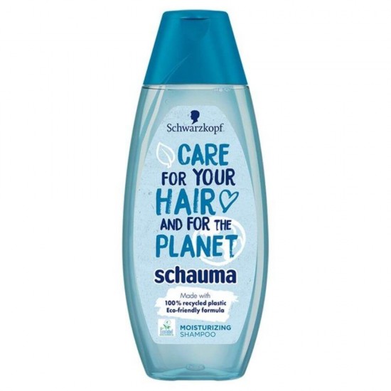 Sampon Femei, 400 ml, Schauma Care For Your Hair And For The Planet Moisturizing, Sampon pentru Curatare Profunda, Sampon pentru Hidratarea Parului, Sampon Hidratant Femei, Sampon Ecologic pentru Femei, Sampon Schauma pentru Femei