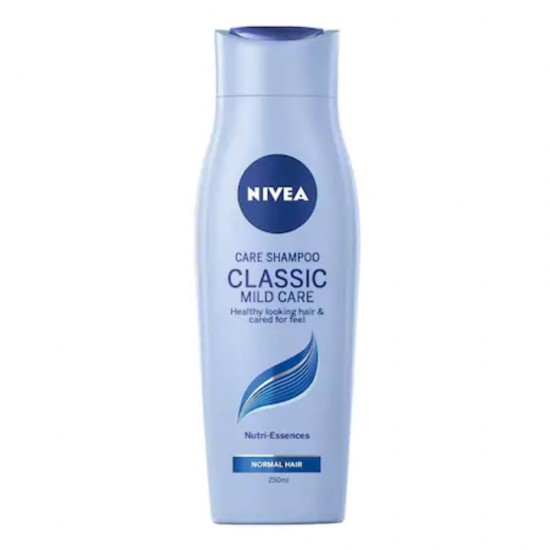  Sampon de Par NIVEA Classic Mild, 250 ml, Par Normal, Sampon pentru Femei, Sampon pentru Par Normal, Sampon Nutritiv, Sampon pentru Volum, Sampon Nivea, Sampon Hranitor pentru Par, Sampoane pentru Femei