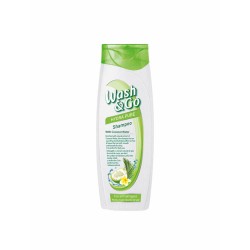 Sampon cu Apa de Cocos WASH&GO, 200ml, Sampon Purificator, Sampon pentru Curatare, Sampon Revitalizant, Sampon pentru Femei, Sampon Apa de Cocos, Sampon Wash&Go, Sampon pentru Par Normal, Sampon Hidratant, sapom Par Normal