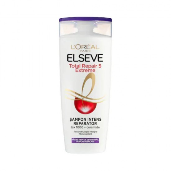 Sampon Par Foarte Deteriorat 400 ml, L'OREAL Paris Elseve Total Repair Extreme, Sampon Reparator, Sampon pentru Parul Deteriorat, Sampon Reparator pentru Par, Sampon pentru Regenerarea Parului Deteriorat, Sampon Hranitor pentru Par Deteriorat