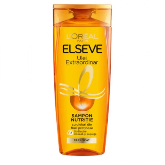 Sampon L'OREAL Paris Elseve Ulei Extraordinar 250 ml, Par Uscat, Sampon Hidratant, Sampon pentru Parul Uscat, Sampon Hranitor pentru Par Uscat, Sampon L'oreal, Sampon Hidratant pentru Parul Uscat, Sampon Hranirea Parului Uscat