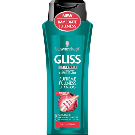 Sampon Supreme Fullness Schwarzkopf, 250 ml, cu Cheratina, Sampon de Par, Sampon pentru Par Subtire, Sampon Par Rar, Sampon Schwarzkopf, Sampon Efect de Indesire, Sampon cu Cheratina, Sampoane Par, Sampoane Schwarzkopf