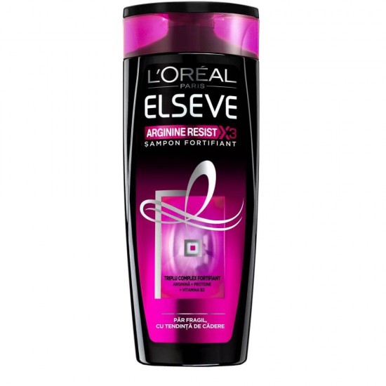 Sampon LOREAL Elseve Arginine Resist, 250 ml, Pentru Par Subtire si Degradat, Intareste Firul Parului, Sampon Spalare Par, Sampon Fortifiere, Sampoane pentru Par, Sampon Ingrijire Scalp