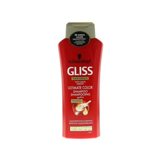 Sampon GLISS Ultimate Color, 400 ml, Pentru Par Colorat, Cu Keratina Serum, Sampon Gliss, Sampoane Gliss, Par Sanatos si Stralucitor, Sampon Spalare Par, Sampon Fortifiere, Sampoane pentru Par, Sampon Ingrijire Scalp