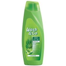 Sampon WASH&GO Volume, 400 ml, Pentru Par Uscat, Cu Extract de Aloe Vera, Sampon Ingrijire Par, Sampon Spalare Par, Sampon Fortifiere, Sampoane pentru Par, Sampon Par Slab