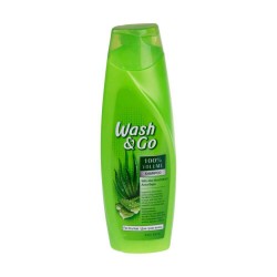 Sampon WASH&GO Volume, 200 ml, Pentru Par Uscat, Cu Extract de Aloe Vera, Sampon Volum, Sampon Ingrijire Par, Sampon Spalare Par, Sampon Fortifiere, Sampoane pentru Par