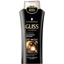 Sampon GLISS Ultimate Repair, 400 ml, Pentru Par Deteriorat si Uscat, Cu Keratina, Sampon Gliss, Sampoane Gliss, Par Sanatos si Stralucitor, Sampon Spalare Par, Sampon Fortifiere, Sampoane pentru Par, Sampon Ingrijire Scalp