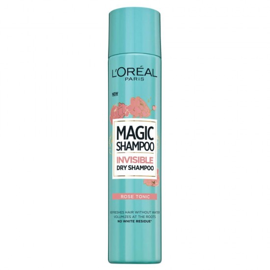Sampon Uscat L'Oreal Paris Magic Shampoo Rose Tonic, 200 ml, Sampon Uscat Magic Shampoo, Sampon Uscat Rose Tonic, Sampon Uscat Loreal, Sampon Uscat pentru Revitalizare si Volum, Sampon Uscat pentru Par, Sampoane Uscate Loreal