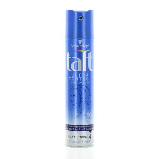 Fixativ Taft Ultra Control Ultra Strong 4, 250 ml, Efect Antiincretire, Fixativ Ingrijire Par, Produse pentru Par, Fixative Profesionale, Spray Fixativ Profesional, Spray Fixativ Taft, Spray-uri Fixative, Produse pentru Styling