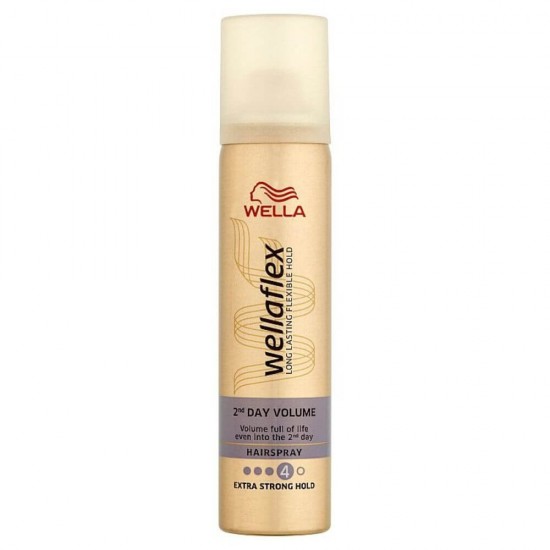 Fixativ Wella Wellaflex 2nd Day Volume X/STR, 75 ml, Fixare Puternica, Fixativ pentru Volum Par, Fixativ Par Volum, Fixativ Spray pentru Fixare Puternica, Fixativ Wellaflex, Fixativ Par, Fixativ Puternic pentru Par, Fixative Wellaflex Second Day Volume