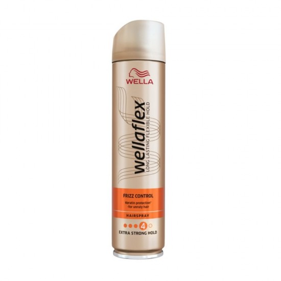 Fixativ Wella Wellaflex Frizz Control, 250 ml, Fixare Puternica, Fixativ de Par, Fixativ pentru Par, Fixativ Puternic de Par, Fixativ Puternic pentru Par, Fixativ Coafare, Fixativ Par Electrizat, Fixativ 4, Fixativ Extra Strong Hold, Wella Fixativ