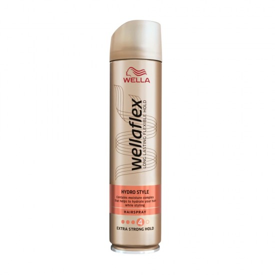 Fixativ Wella Wellaflex Hydro Style, 250 ml, Fixare Puternica, Fixativ de Par, Fixativ pentru Par, Fixativ Puternic de Par, Fixativ Puternic pentru Par, Fixativ Coafare, Fixativ Hidratare, Fixativ 4, Fixativ Extra Strong Hold, Wella Fixativ