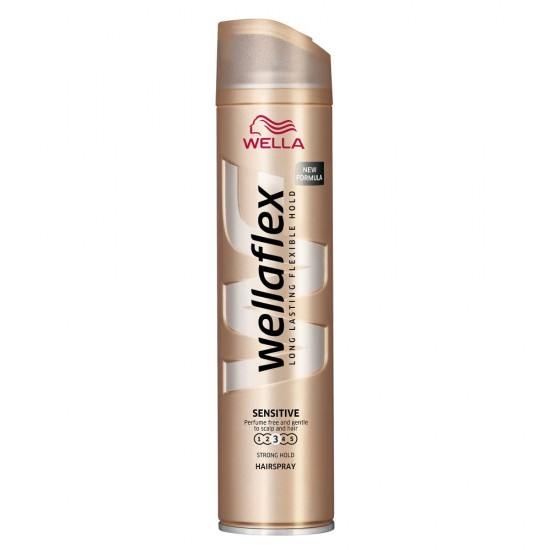 Fixativ Wella Wellaflex Sensitive, 250 ml, Fixare Medie, Fixativ de Par, Fixativ pentru Par, Fixativ Mediu de Par, Fixativ Mediu pentru Par, Fixativ Coafare, Fixativ Delicat, Fixativ Scalp Sensibil, Fixativ 3, Fixativ Strong Hold, Wella Fixativ