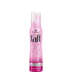 Spuma Par Taft Curl Extra Strong 3, 200 ml, Par Ondulat, Mousse pentru Bucle, Spuma Par Ondulat, Spuma Modelatoare Par, Produse Ingrijire Par, Produse Hairstyle, Spuma de Par pentru Volum, Spuma pentru Coafat, Mousse pentru Coafat, Taft Volum Mousse