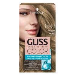 Vopsea Par Permanenta GLISS Color, 8-0, Blond Natural, 143 ml, Vopsea de Par Permanenta cu Acid Hyaluronic, Vopsea de Par Blonda Natural, Vopsea de Par Gliss Schwarzkopf, Vopsea de Par 8.0, Vopsele de Par Gliss, Vopsele Permanente de Par