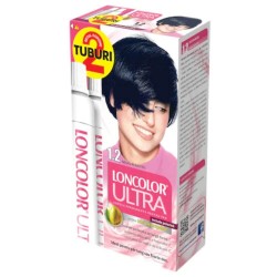 Vopsea de Par Permanenta LONCOLOR Ultra Max 1.2, Negru Albastrui, 200 ml, Vopsea Permanenta, Vopsea Par, Vopsea de Par LONCOLOR Ultra, Vopsea Par Negru Albastrui, Vopsea Par Profesionala, Vopsea de Par, Vopsea de Par LONCOLOR, Vopsea de Par Hidratanta