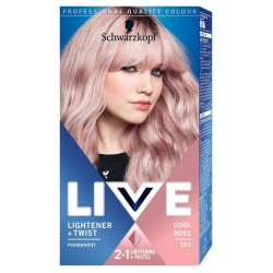 Vopsea Par Permanenta 101 LIVE, Blond Cool Rose, 142.5 ml, Lightener & Twist, Crema Coloranta de Par, Vopsea de Par cu Decolorant, Vopsea de Par 2 in 1 Decolorare si Culoare Pastel, Vopsea de Par Permanenta Roz, Vopsele de Par cu Decoloranti Vopsea Par Permanenta 101 LIVE, Blond Cool Rose, 142.5 ml, Lightener & Twist, Crema Coloranta de Par, Vopsea de Par cu Decolorant, Vopsea de Par 2 in 1 Decolorare si Culoare Pastel, Vopsea de Par Permanenta Roz, Vopsele de Par cu Decoloranti