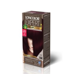 Vopsea de Par Loncolor Expert Hempstyle 5.56, Castaniu Acaju, 100 ml, Vopsea de Par Permanenta, Vopsea de Par Castaniu Acaju, Vopsea Mov Inchis de Par, Vopsea de Par Violet Inchis Loncolor, Vopsea Loncolor Expert HempStyle, Vopsea de Par 5.56