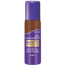 Spray Nuantator Wella Color Perfect Root Touch Up 3 Medium to Dark Brown, 75 ml, Saten Inchis, Spray Wella Color Perfect Root Touch Up 3 Camuflare Radacini, Spray Acoperire Radacini Crescute, Spray Nuantator Wella Color Perfect de Retusare Radacini