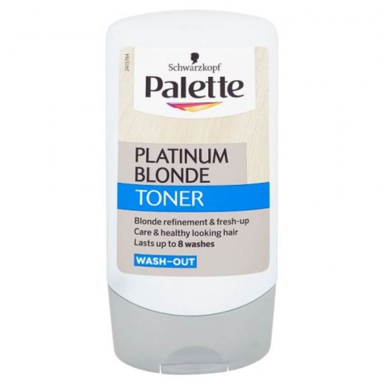 Toner PALETTE, Blond Platinat, 150 ml, Toner Platinum Blonde, Toner Par Blond, Toner pentru Colorarea Parului, Tonere pentru par Palette, Produse pentru Ingrijirea Parului Palette, Toner de Par Schwarzkopf, Tonere de Par Schwarzkopf