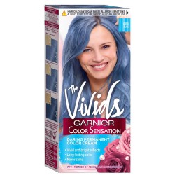 Vopsea de Par Permanenta Garnier Color Sensation 6.10 Aqua Blue, 110 ml, Albastra, Vopsea Par Albastra, Colorare Par Garnier Aqua Blue, Vopsea de Par Nuanta Albastra, Vopsele Hair Styling, Produse de Ingrijire a Parului, Vopsea Colorare Par Garnier