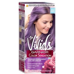Vopsea de Par Permanenta Garnier Color Sensation 7.21, 110 ml, Vibrant Lavender, Vopsea Par Mov, Colorare Par Garnier Vibrant Lavender, Vopsea de Par Nuanta Mov, Vopsele Hair Styling, Produse de Ingrijire a Parului, Vopsea Colorare Par Garnier