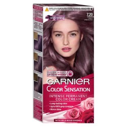 Vopsea de Par Permanenta Garnier Color Sensation 7.20, 110 ml, Ametist Deschis, Vopsea Par Saten, Colorare Par Garnier Ametist Deschis, Vopsea de Par Nuanta Saten, Vopsele Hair Styling, Produse de Ingrijire a Parului, Vopsea Colorare Par Garnier