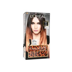 Vopsea de Par Permanenta cu Amoniac, L'Oreal Paris Preference Wild Ombres 01, 138 ml, Saten Deschis Spre Saten Inchis, Vopsea de Par Ombre, Vopsea de Par Stilul Ombre, Vopsea de Par Loreal Paris Preference, Vopsea de Par Wild Ombres