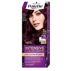 Vopsea de Par Permanenta PALETTE Intensive Color Cream V5, 110 ml, Violet Intens, Vopsea de Par PALETTE, Vopsea de Par Violet, Vopsea Nuanta Violet Intens, Produse de Ingrijire a Parului, Vopsea Violet Colorare Par