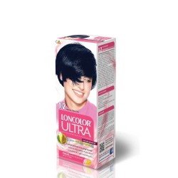 Vopsea de Par Permanenta LONCOLOR Ultra 1.2, 100 ml, Neagru Albastrui, Vopsea de Par LONCOLOR, Vopsea de Par Neagra cu Reflexe Albastrui, Vopsea Neagra de Par, Vopsea Par Nuanta Neagra, Produse de Ingrijire a Parului, Vopsea Neagra Colorare Par
