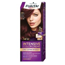 Vopsea de Par Permanenta PALETTE Intensive Color Cream RF3, 110 ml, Rosu Inchis, Vopsea de Par PALETTE, Vopsea de Par Rosie, Vopsea Nuanta Rosu Inchis, Produse de Ingrijire a Parului, Vopsea Rosie Colorare Par