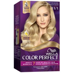 Vopsea de Par Permanenta Wella Color Perfect 11/1, Blond Cenusiu Luminos, 140 ml, Cu Amoniac, Vopsea de Par, Vopsea de Par Permanenta, Vopsea de Par Wella, Vopsea de Par Wella Wellaton, Vopsea Permanenta Wella, Vopsea pentru Par, Vopsea de Par cu Amoniac
