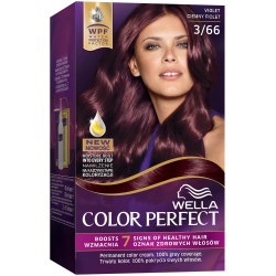 Vopsea de Par Permanenta Wella Color Perfect 3/66, Violet, 140 ml, Cu Amoniac, Vopsea de Par, Vopsea de Par Permanenta, Vopsea de Par Wella, Vopsea de Par Wella Wellaton, Vopsea Permanenta Wella, Vopsea pentru Par, Vopsea de Par cu Amoniac