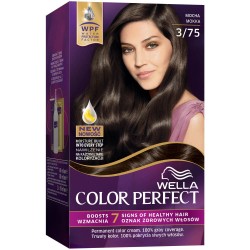 Vopsea de Par Permanenta Wella Color Perfect 3/75, Mocha, 140 ml, Cu Amoniac, Vopsea de Par, Vopsea de Par Permanenta, Vopsea de Par Wella, Vopsea de Par Wella Wellaton, Vopsea Permanenta Wella, Vopsea pentru Par, Vopsea de Par cu Amoniac