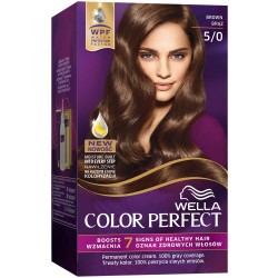 Vopsea de Par Permanenta Wella Color Perfect 5/0, Saten, 140 ml, Cu Amoniac, Vopsea de Par, Vopsea de Par Permanenta, Vopsea de Par Wella, Vopsea de Par Wella Wellaton, Vopsea Permanenta Wella, Vopsea pentru Par, Vopsea de Par cu Amoniac