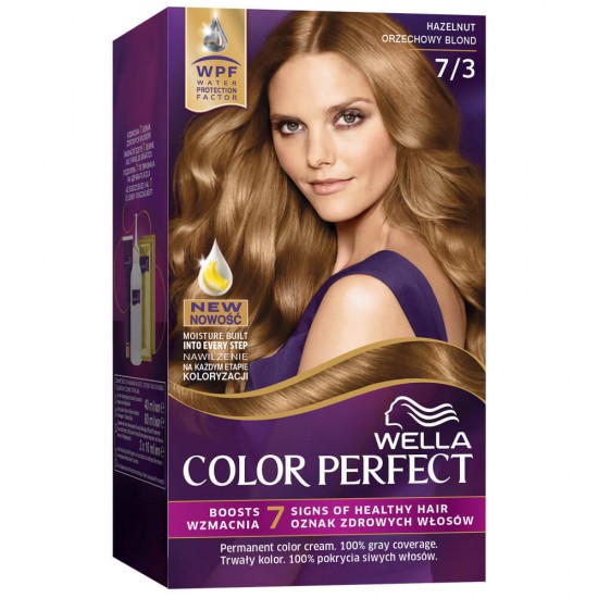 Vopsea de Par Permanenta Wella Color Perfect 7/3, Aluna, 140 ml, Cu Amoniac, Vopsea de Par, Vopsea de Par Permanenta, Vopsea de Par Wella, Vopsea de Par Wella Wellaton, Vopsea Permanenta Wella, Vopsea pentru Par, Vopsea de Par cu Amoniac