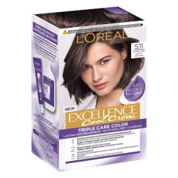 Vopsea de Par Permanenta L'Oreal Paris Excellence Cool Creme 5.11, 192 ml, Saten Deschis Ultra Cenusiu, Vopsea L'Oreal Paris, Vopsea de Par L'OREAL Paris, Vopsea de Par Saten Deschis, Produse de Ingrijire a Parului, Vopsea Colorare Par L'OREAL Paris Vopsea de Par Permanenta L'Oreal Paris Excellence Cool Creme 5.11, 192 ml, Saten Deschis Ultra Cenusiu, Vopsea L'Oreal Paris, Vopsea de Par L'OREAL Paris, Vopsea de Par Saten Deschis, Produse de Ingrijire a Parului, Vopsea Colorare Par L'OREAL Paris