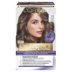 Vopsea de Par Permanenta L'Oreal Paris Excellence Cool Creme 7.11, 192 ml, Blond Ultra Cenusiu, Vopsea L'Oreal Paris, Vopsea de Par L'OREAL Paris, Vopsea de Par Blond Inchis, Produse de Ingrijire a Parului, Vopsea Colorare Par L'OREAL Paris Vopsea de Par Permanenta L'Oreal Paris Excellence Cool Creme 7.11, 192 ml, Blond Ultra Cenusiu, Vopsea L'Oreal Paris, Vopsea de Par L'OREAL Paris, Vopsea de Par Blond Inchis, Produse de Ingrijire a Parului, Vopsea Colorare Par L'OREAL Paris