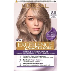 Vopsea de Par Permanenta L'Oreal Paris Excellence Cool Creme 8.11, 192 ml, Blond Deschis Ultra Cenusiu, Vopsea L'Oreal Paris, Vopsea de Par L'OREAL Paris, Vopsea de Par Blond Cenusiu, Produse de Ingrijire a Parului, Vopsea Colorare Par L'OREAL Paris Vopsea de Par Permanenta L'Oreal Paris Excellence Cool Creme 8.11, 192 ml, Blond Deschis Ultra Cenusiu, Vopsea L'Oreal Paris, Vopsea de Par L'OREAL Paris, Vopsea de Par Blond Cenusiu, Produse de Ingrijire a Parului, Vopsea Colorare Par L'OREAL Paris