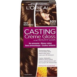 Vopsea de Par Semipermanenta L'OREAL Paris Casting Creme Gloss 503, 180 ml, Fara Amoniac, Ciocolata Aurie, Vopsea de Par L'OREAL Paris, Vopsea de Par Fara Amoniac, Produse de Ingrijire a Parului, Vopsea Colorare Par L'OREAL Paris