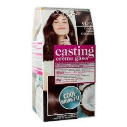 Vopsea de Par Semipermanenta L'OREAL Paris Casting Creme Gloss 5102, 180 ml, Fara Amoniac, Mocha cu Gheata, Vopsea de Par L'OREAL Paris, Vopsea de Par Fara Amoniac, Produse de Ingrijire a Parului, Vopsea Colorare Par L'OREAL Paris