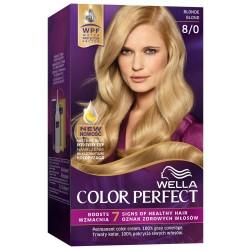 Vopsea de Par Permanenta Wella Color Perfect 8/0, Blond, 140 ml, Cu Amoniac, Vopsea de Par, Vopsea de Par Permanenta, Vopsea de Par Wella, Vopsea de Par Wella Wellaton, Vopsea Permanenta Wella, Vopsea pentru Par, Vopsea de Par cu Amoniac
