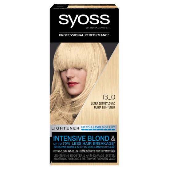 Vopsea de Par Permanenta SYOSS Color Baseline 13-0, Cool Ultra Lightener, 115 ml, Vopsea de Par, Vopsea de Par Permanenta, Vopsea de Par Syoss, Vopsea de Par Syoss Color Baseline, Vopsea Permanenta Color Baseline