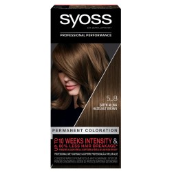 Vopsea de Par Permanenta SYOSS Color Baseline, 5-8 Nuanta Saten Aluna, 115 ml, Vopsea Permanenta, Vopsea SYOSS, Vopsea de Par Profesionala