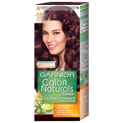 Vopsea Permanenta de Par 4.6 Rosu Intens Inchis, Garnier Color Naturals, 110 ml, Vopsea de Par, Vopsea Par Permanenta, Vopsea Permanenta Roscat Inchis, Vopsea Permanenta pentru Par, Vopsea Garnier, Vopsea Roscata Garnier, Vopsea Permanenta Garnier