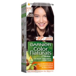 Vopsea Permanenta de Par 4.12 Saten Rece, Garnier Color Naturals, 110 ml, Vopsea de Par, Vopsea Par Permanenta, Vopsea Permanenta Saten Rece, Vopsea Permanenta pentru Par, Vopsea Garnier, Vopsea Satena Garnier, Vopsea Permanenta Garnier