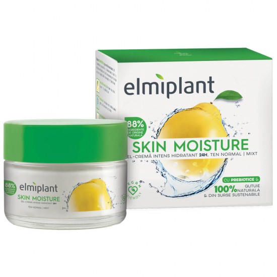 Crema Hidratanta de Zi Elmiplant Skin Moisture 25+, 50 ml, Crema, Crema de Zi Crema Hidratanta, Crema de Fata, Crema pentru Fata, Crema de Zi pentru Fata