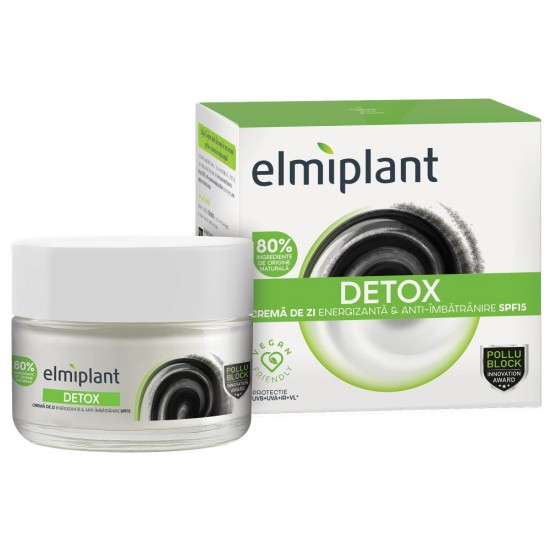 Crema de Zi pentru Fata Elmiplant Detox, 50 ml, Crema Zi, Crema pentru Fata, Creme de Zi, Creme Zi, Creme pentru Fata, Crema Elmiplant, Crema Detoxifianta, Crema Detox, Crema Hidratanta, Creme Hidratante